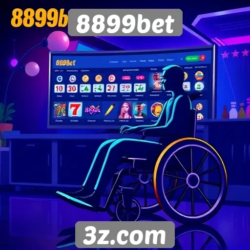 Acessibilidade e interface do usuário no 8899bet