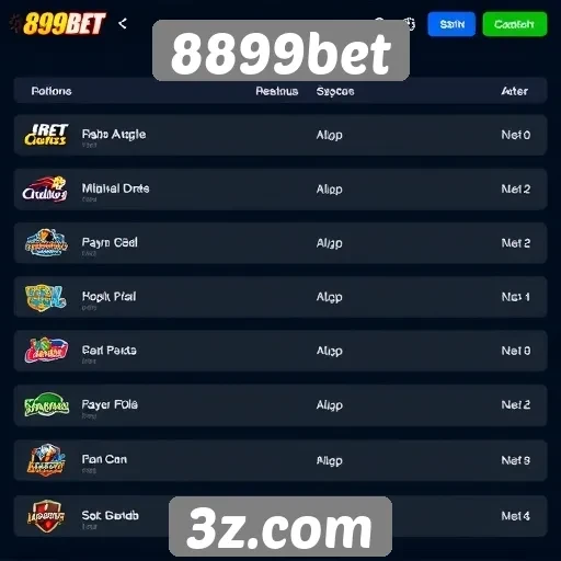 Opcões de pagamento disponíveis no 8899bet